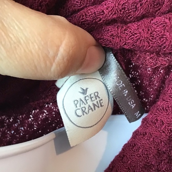 Paper Crane Waffle Knit Top - Picture 5 of 5